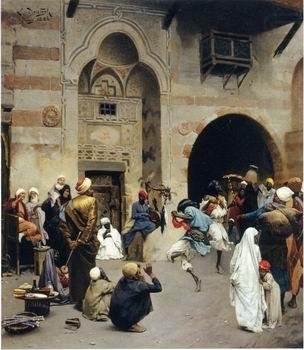 Arab or Arabic people and life. Orientalism oil paintings  406, unknow artist